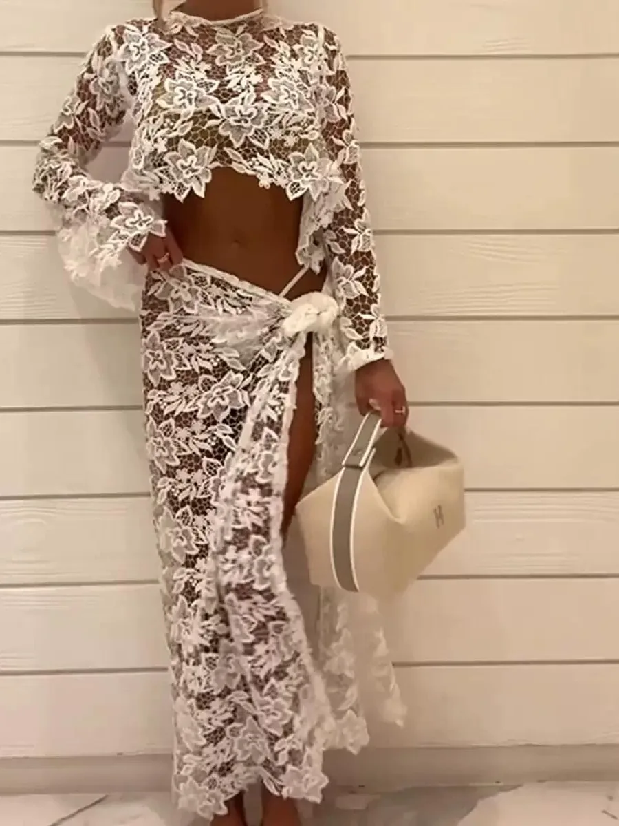 White Lace Plaj Takımı